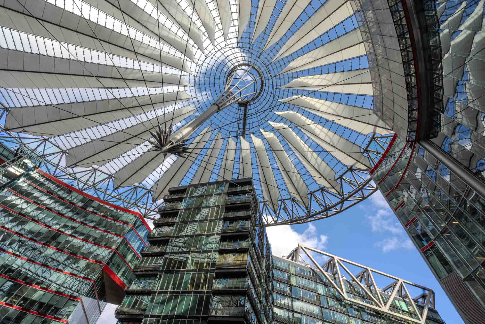 Sony Centre, Potsdammer Platz, Berlin — Architecture & Interiors